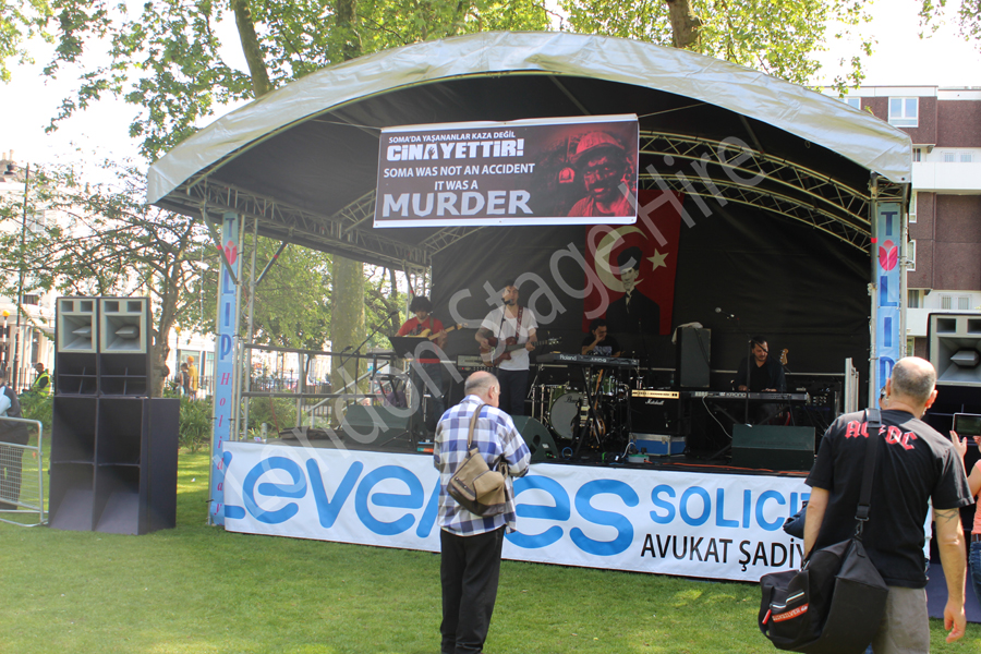 Arc Stage 2 Stage Hire London Our Arc Stage 2 for clients to view