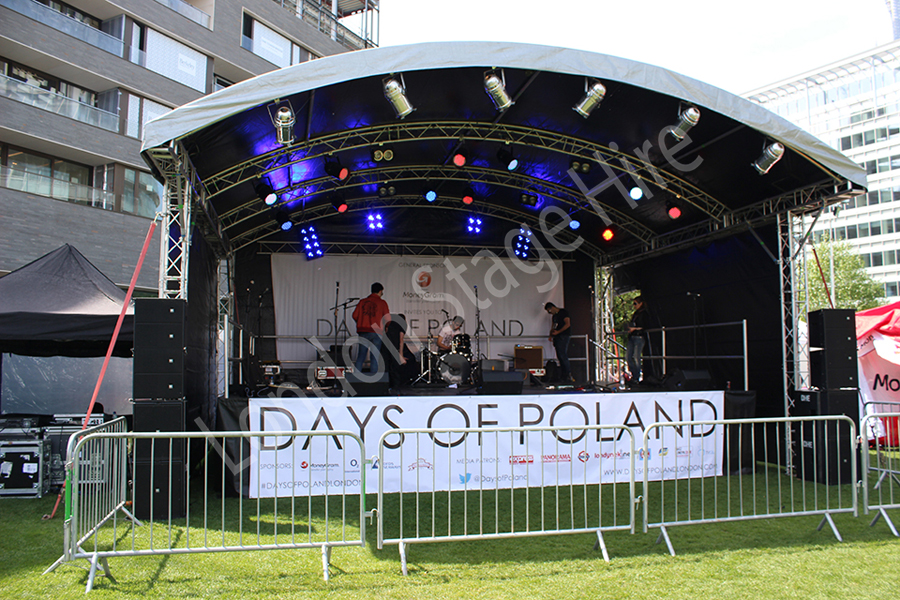 Arc Stage 3 Stage Hire uk Our Arc Stage 3 for clients to view